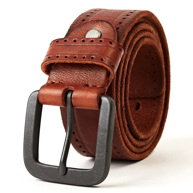 Cinto Masculino de Couro Romenzi Vintage Royal RZ468