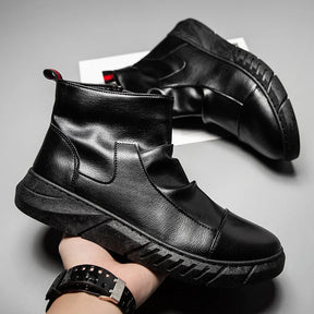 Bota Masculina Chelsea de Couro Romenzi RZ296