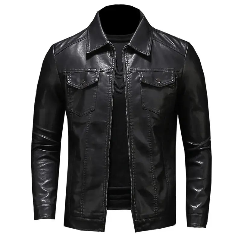 Jaqueta Masculina de Couro