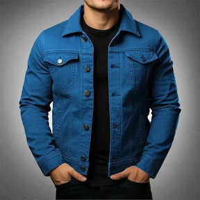 Jaqueta Jeans Masculina Slim Romenzi RZ021