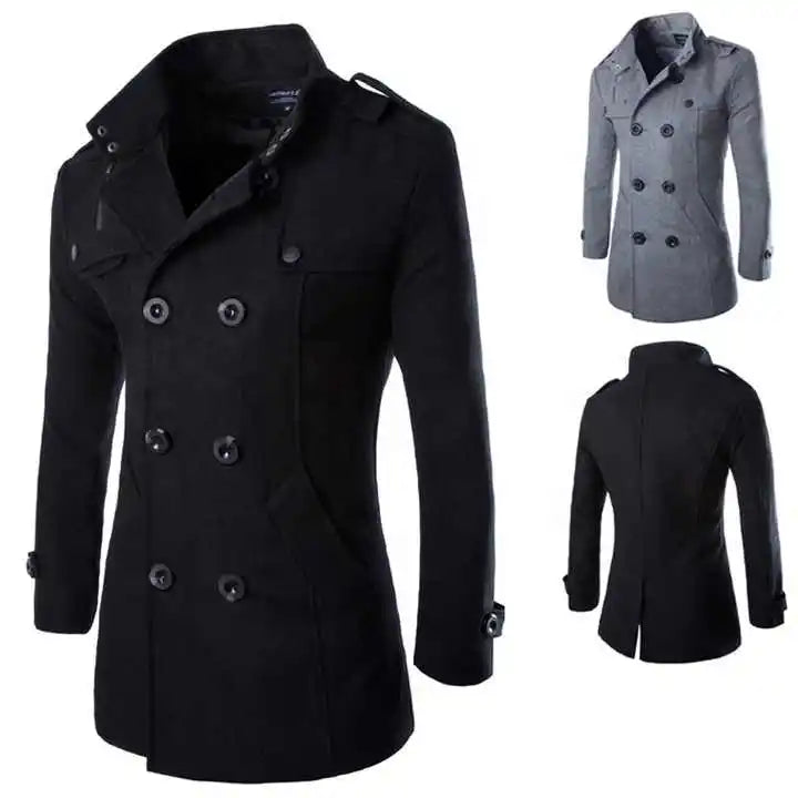Casaco Transpassado Masculino Romenzi RZ123
