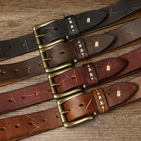 Cinto Masculino de Couro Romenzi RZ467