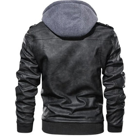Jaqueta Masculina de Couro Original Romenzi RZ125