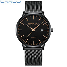 Relógio Masculino Ultra Fino CRRJU à Prova D'Água