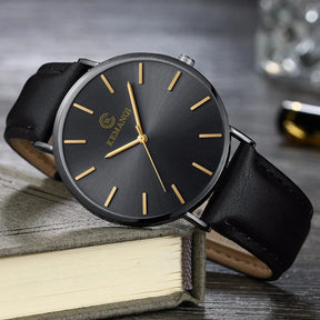 Relógio Masculino Ultra Fino de Luxo - Elegância e Estilo