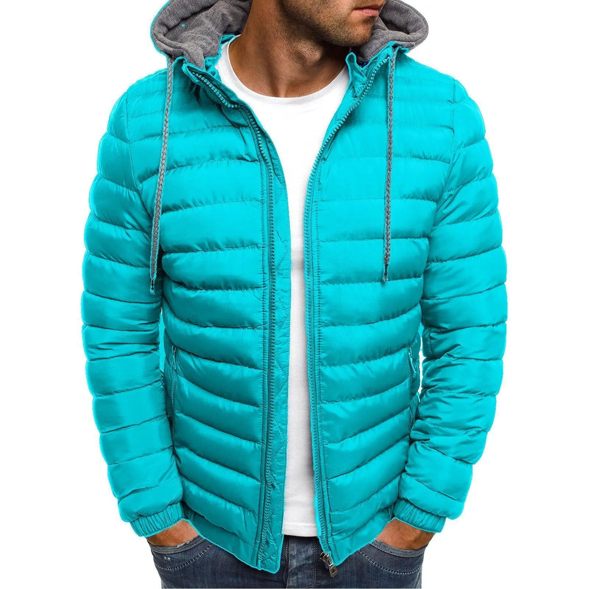 Jaqueta Masculina com Capuz