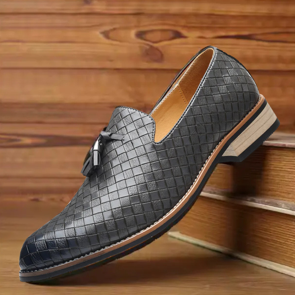 Mocassim Masculino de Couro Oxford