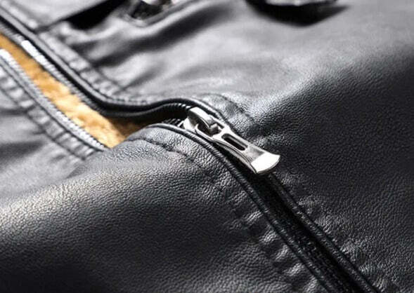 Jaqueta Masculina de Couro Romenzi RZ140