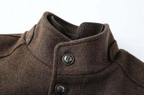 Casaco Trench Coat Masculino de Lã Grife
