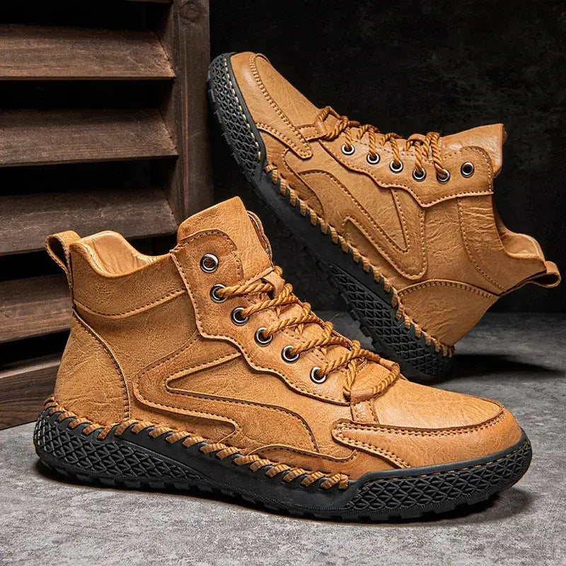 Bota Masculina de Couro