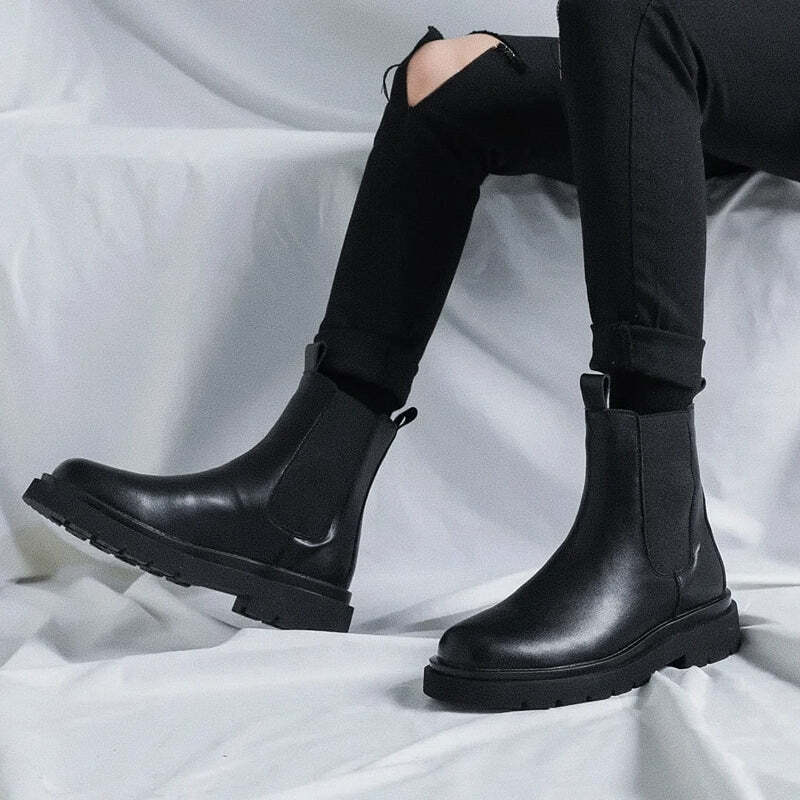 Bota Masculina Cano Alto Chelsea