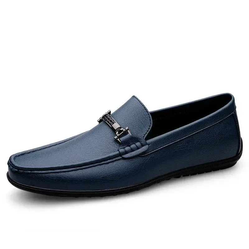 Mocassim Masculino de Couro Romenzi RZ299
