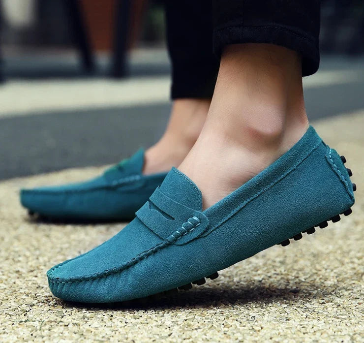 Mocassim Masculino de Camurça