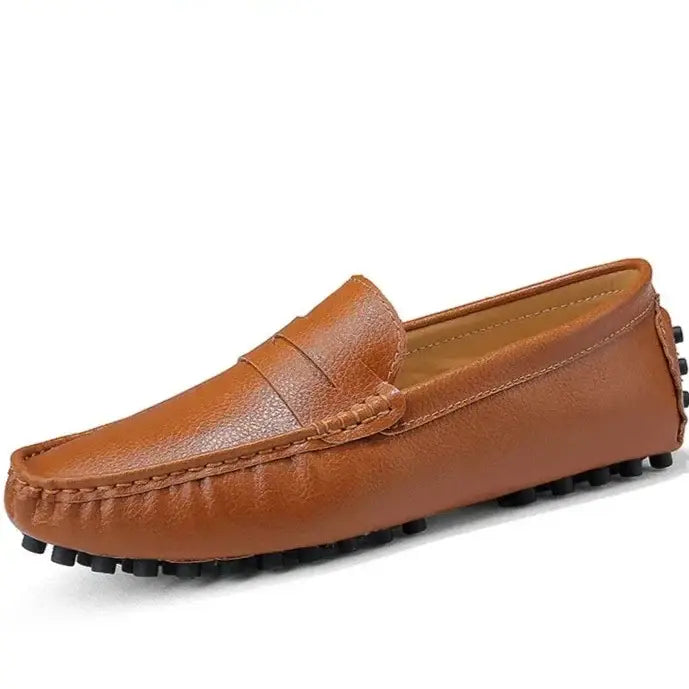 Mocassim Masculino de Couro Romenzi RZ298