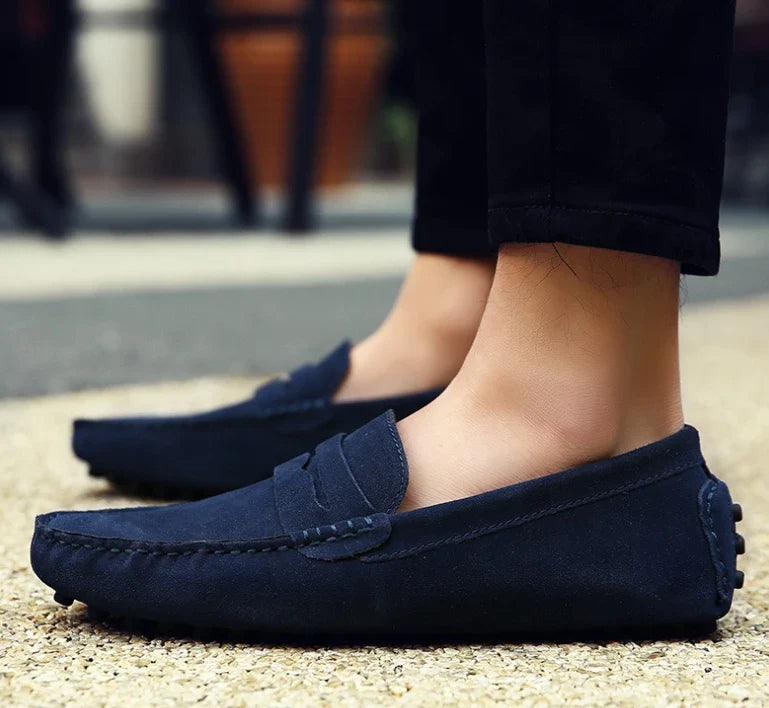 Mocassim Masculino de Camurça