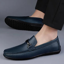 Mocassim Masculino de Couro Romenzi RZ299