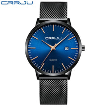 Relógio Masculino Ultra Fino CRRJU à Prova D'Água