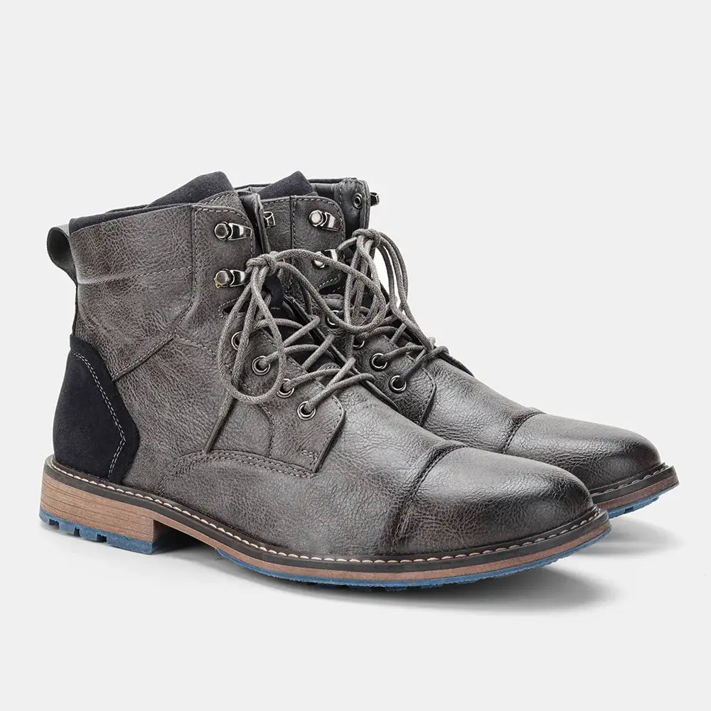 Bota Masculina de Couro Romenzi RZ284