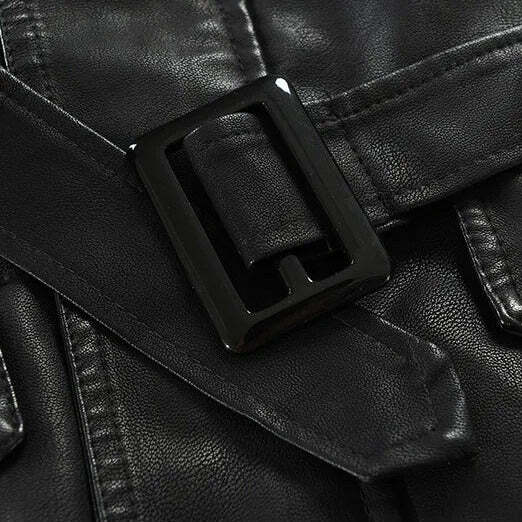Jaqueta Longa de Couro Masculina