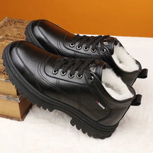 Bota Masculina de Couro Acolchoada