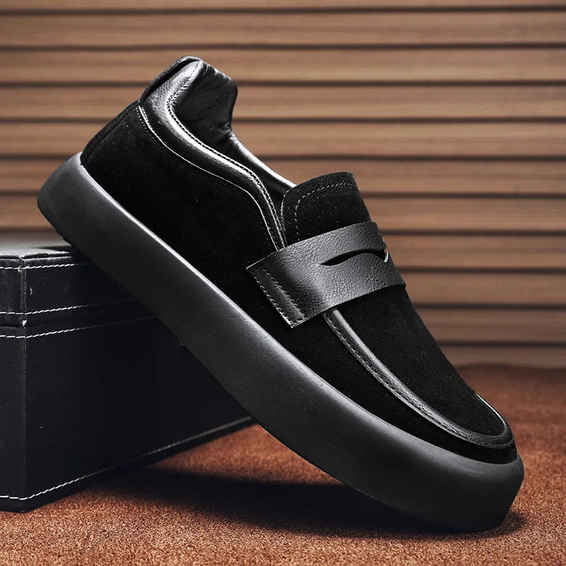 Mocassim Masculino de Camurça Romenzi RZ308