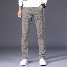 Calça Casual Masculina Xadrez