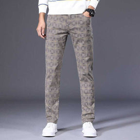 Calça Casual Masculina Xadrez
