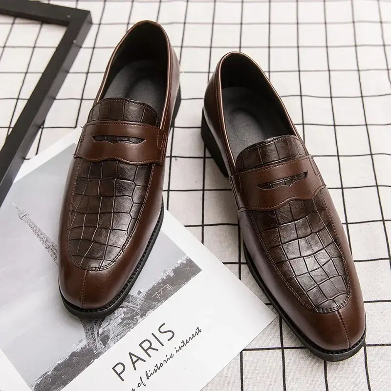 Mocassim Masculino de Couro Romenzi RZ300