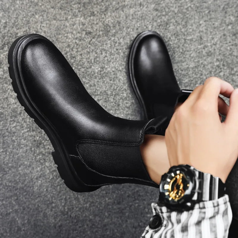Bota Masculina Cano Alto Chelsea