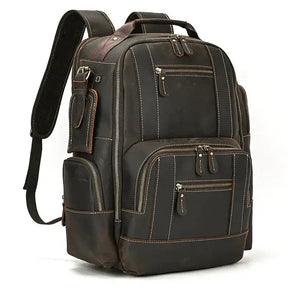 Mochila Executiva em Couro Romenzi Retrô RZ071