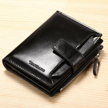 Carteira Masculina de Couro Manbag Romenzi RZ478