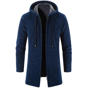 Casaco Masculino Longo com Capuz Romenzi RZ325