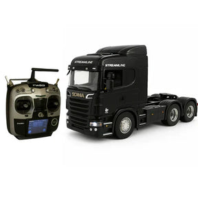 SCANIA S540 6X4 RC MINIATURA REALISTA • CONTROLE REMOTO + CARRETA BRINDE